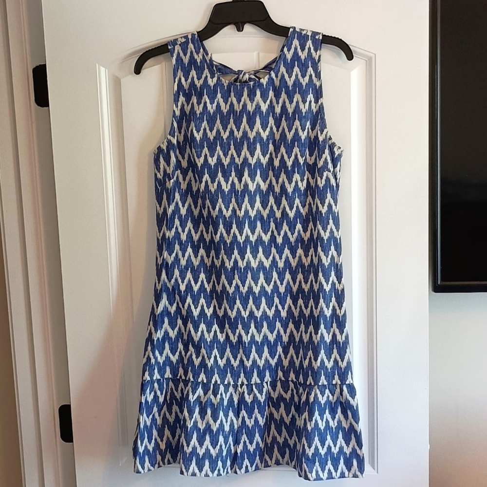 J. Crew Chevron Dress